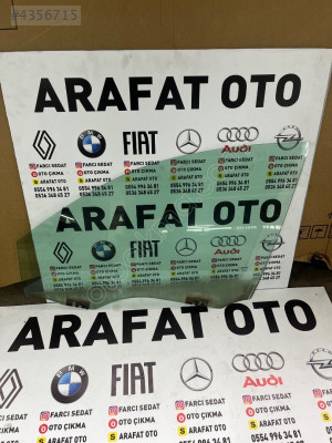 RENAULT MEGANE 2 SOL ÖN KAPI CAMI ORJİNAL CIKMA