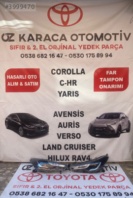 2020-2025 TOYOTA COROLLA CROSS ÇIKMA ORJİNAL TAKIM ÖN FAR