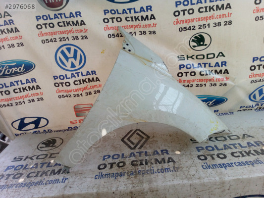 Renault Megane 3 sağ ön çamurluk orijinal beyaz