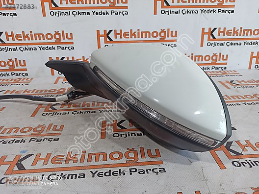 VW Golf 7 Sol Elektrikli Manuel Katlanır Orjinal Ayna