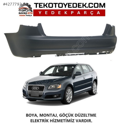 AUDİ A3 ARKA TAMPON 2009 2010 2011 2012 / KAMPANYA