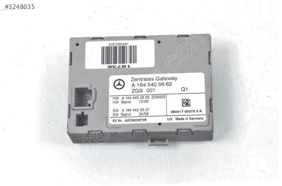 Mercedes W164 W251 R350 Gateway Beyni Modülü A1645405662