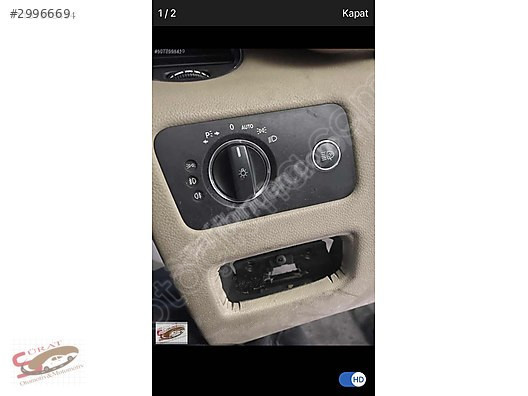 MERCEDES W219 FAR KONTROL DÜĞMESİ