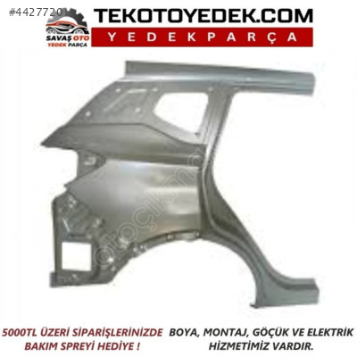 CHERY TIGGO 7 ARKA ÇAMURLUK SAĞ SOL 2023 2024 / KAMPANYA