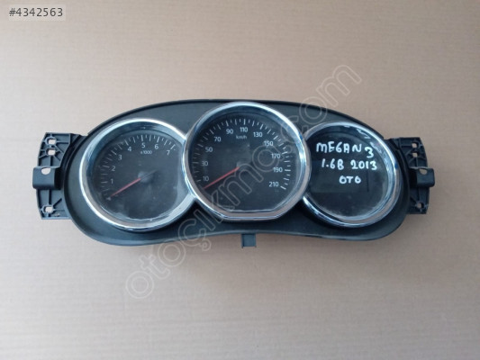 renault megane 3 2012 1.6 otomatik gösterge/km saati (son fiyat)