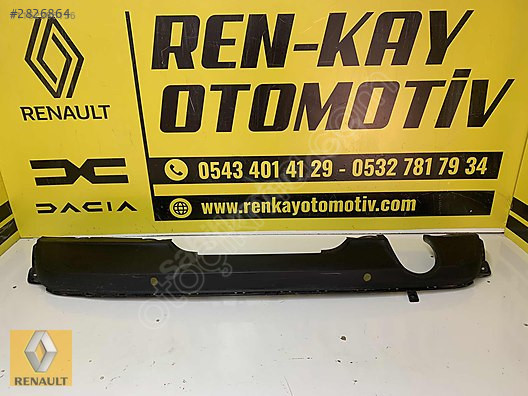Orjinal Renkli Çıkma Renault Clio 5 Arka Tampon Alt Kaplama