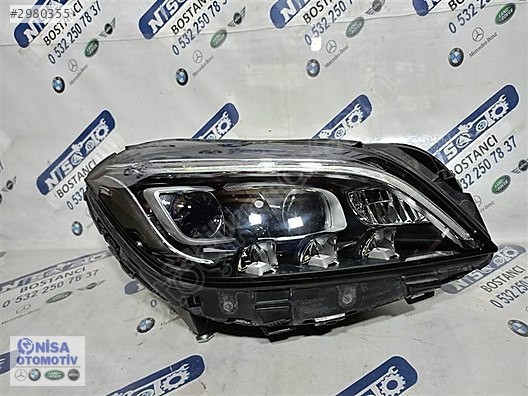 MERCEDES CLS W218 KASA MAKYAJLI LEDLİ SAĞ FAR ORJ A2189067202
