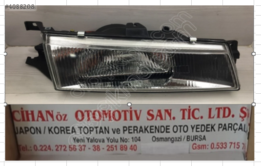 HYUNDAİ EXCEL SAĞ FAR 1992-1994 92102-101 24300