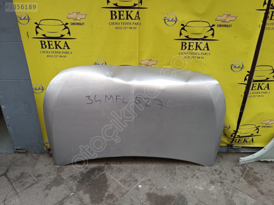 OPEL CORSA F MOTOR KAPUTU METALİK GRİ ÇIKMA ORJİNAL YEDEK PARÇA