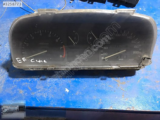 OTO CEMDEN ÇIKMA HONDA CIVIC EF KASA GÖSTERGE