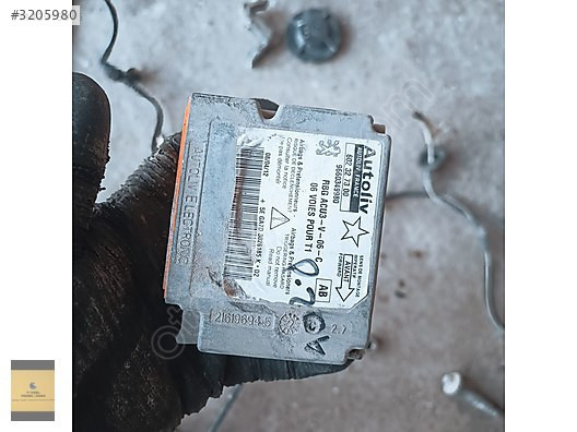 2011 peugeot 206 airbag beyni 9660349980 602327300