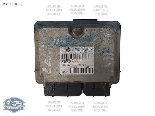 VOLKSWAGEN POLO 1.4 MOTOR BEYNİ ORJİNAL ÇIKMA 036906034KA