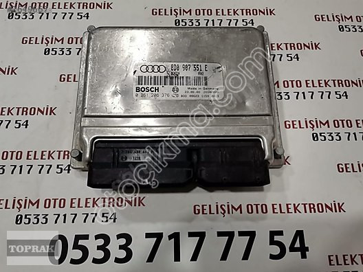 8D0907551E 0261206376 AUDI A4 MOTOR BEYNİ