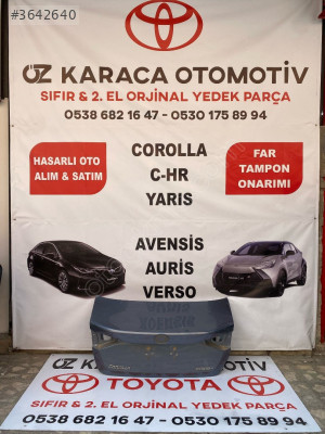 2019-2025 TOYOTA COROLLA ÇIKMA ORJİNAL BAGAJ KAPAĞI