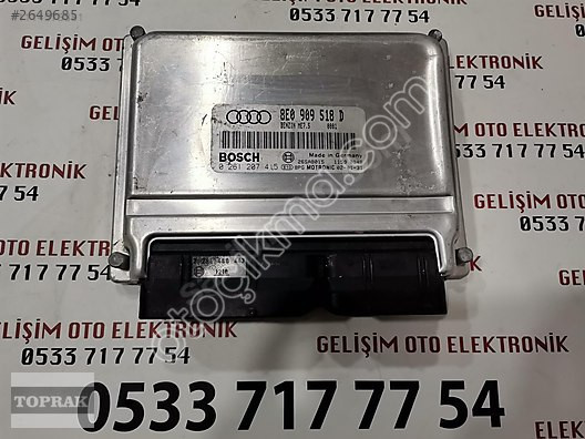 8E0909518D 0261207415 ME7.5 AUDİ A4 A5 1.8T MOTOR BEYNİ