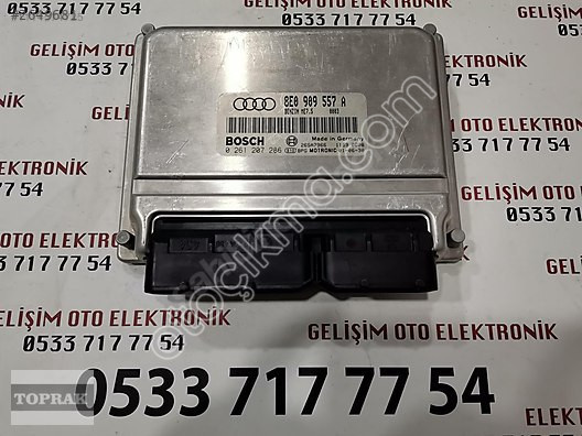 8E0909557A 0261207286 AUDI A4 MOTOR BEYNİ