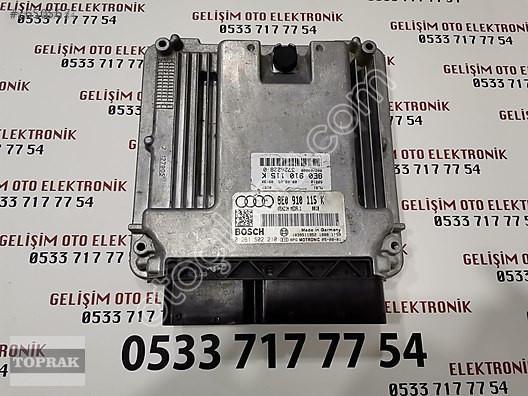 8E0910115K 0261S02210 MED9.1 AUDİ A4 MOTOR BEYNİ