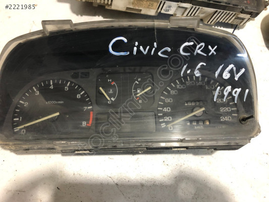 Honda Civic CRX 1.6 1990-1993 Gösterge Paneli (Kilometre Saati)