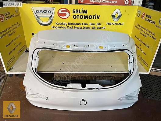 RENAULT CLIO 5 ÇIKM AORJİNAL BEYAZ BAGAJ KAPAĞI VE DİĞER PARÇALA
