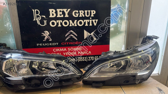PEUGEOT 3008 SAĞ SOL FAR ORİJİNAL ÇIKMA PEJO