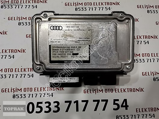 8K0907144 AUDI A4 8K A5 8T 8F MOTOR BEYNİ