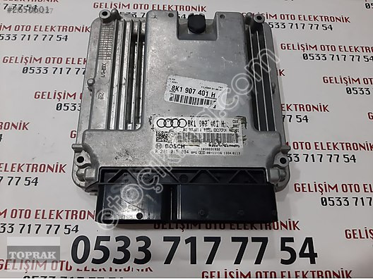 8K1907401H 8K1907401A 0281015894 EDC17CP14 AUDİ A4 MOTOR BEY