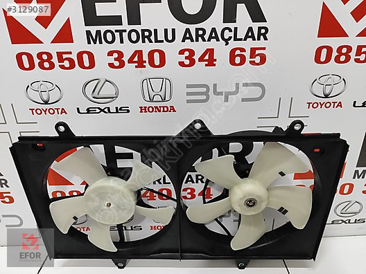 TOYOTA COROLLA SIFIR FAN RADYATÖR 00-01 OEM NO: 16711-0D030
