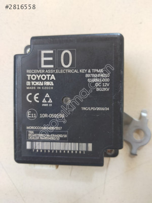 TOYOTA C-HR İLETİM KONTROL MODÜLÜ 89780-F4010