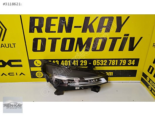 260103507R RENAULT CLİO 5 MAKYAJLI KASA SAĞ FAR ORJ RENKAY OTO