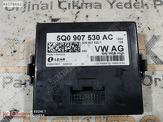 VW AUDI AĞ GEÇİDİ GATEWAY KONTROL MODÜLÜ 5Q0907530AC 5Q0907530F