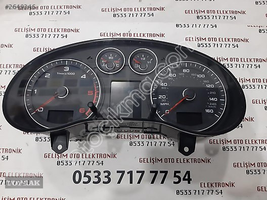 8P0920932G AUDI A3 GÖSTERGE PANELİ