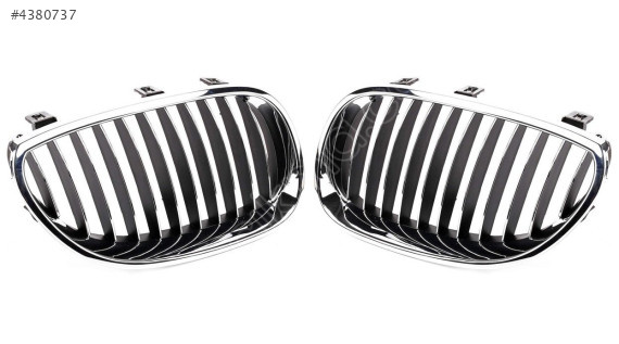 51137065701/02  BMW E60LCİ 2004-2009 ÖN PANJUR KROM SET