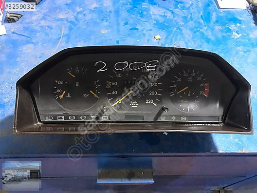 OTO CEMDEN ÇIKMA MERCEDES W124 200E GÖSTERGE