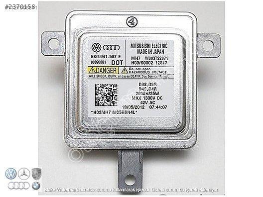 Audi A1 S1 8K0941597E FAR BEYNİ SIFIR