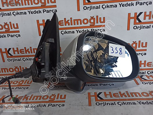 2010-2017 Volvo S60 Elektrikli Sağ Dikiz Ayna Kapağı Orji