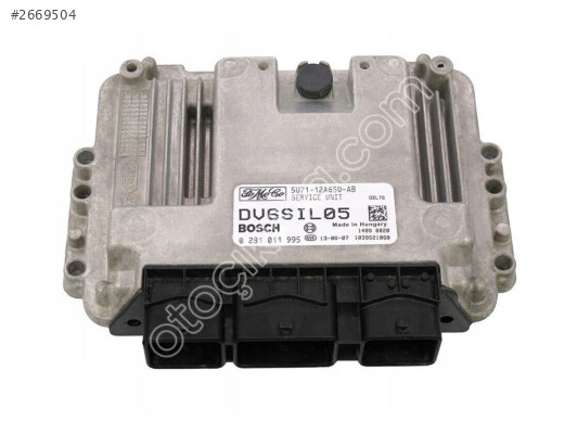 Ford Fiesta Mazda 3 TDCI Motor Beyni 5U71-12A650-AB 0281011995