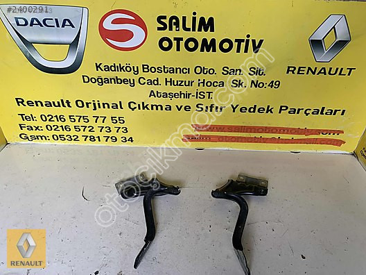 RENUALT MEGAN 4 SIFIR ORJİNAL SAĞ SOL KAPUT MENTEŞESİ VE