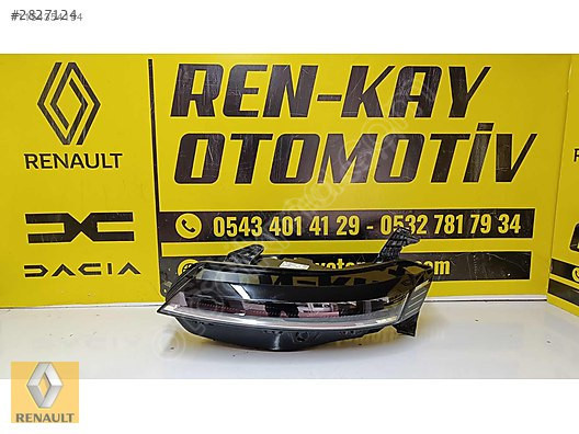 Renault Megane E Tech Sol LED Far - Orjinal Çıkma Renkay 260605