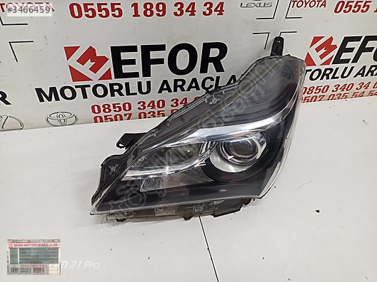 TOYOTA YARİS SOL FAR ÇIKMA ORJİNAL YEDEK PARÇA 15-18 MODEL