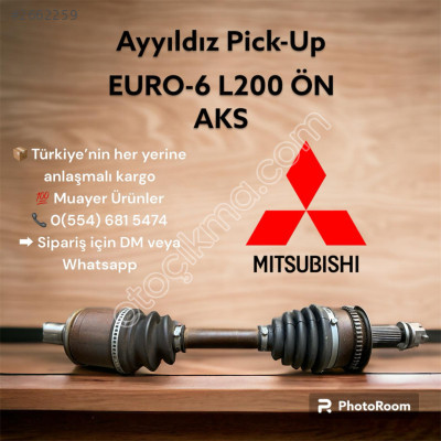 Mitsubishi L200 orjinal çıkma sol aks euro6