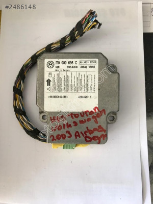 WV toruran caddy aibag beyni 1T0909605C