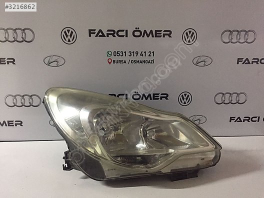 OPEL CORSA SAĞ FAR ORJİNAL ÇIKMA