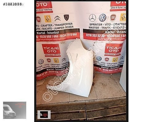 FİAT DOBLO SOL ÖN ÇAMURLUK ORJİNAL ÇIKMA