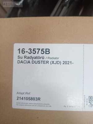 Dacia duster yeni XDJ 1.5 BLUE DCI SU RADYATORU 214105803R
