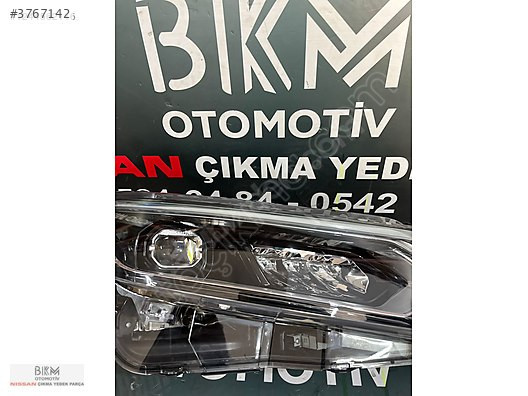 Nissan Qashqai J11 (2017-20219 Full Ledli Zenonlu Sağ Far
