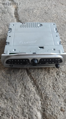 RENAULT FLUENCE RADYO AYAR EKRAN