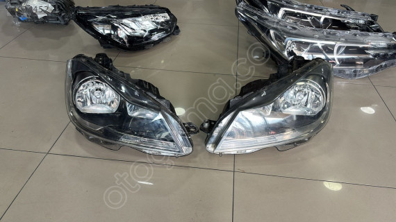 MERCEDES C SERİ W204 MAKYAJLI HALOJEN SAĞ-SOL FAR