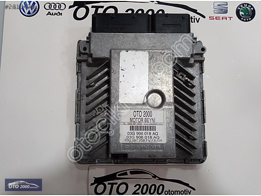03G906018AQ-03G906018AG AUDI A4 2.0 TDI BRD MOTOR BEYNİ