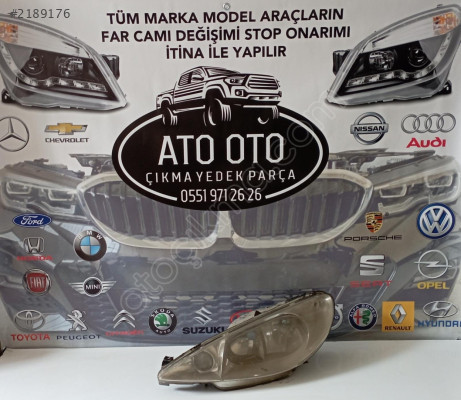 PEUGEOT 206 ORJINAL ÇIKMA SAĞ SOL FAR