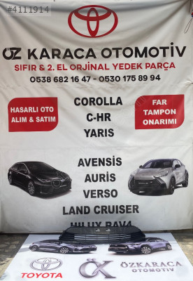 2012-2015 TOYOTA AVENSİS ÇIKMA ORJİNAL TAMPON IZGARASI